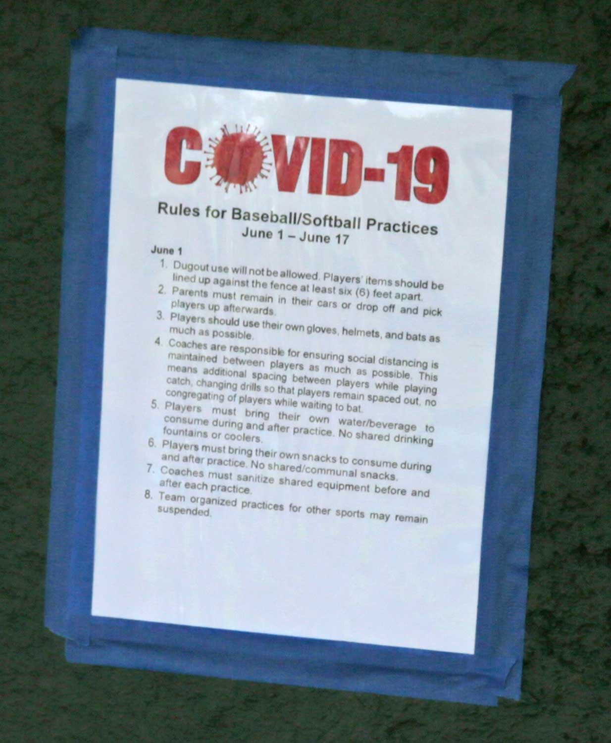 COVID-19 warnings